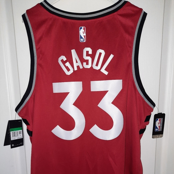 BNWT Gasol Raps Jersey - Picture 6 of 9